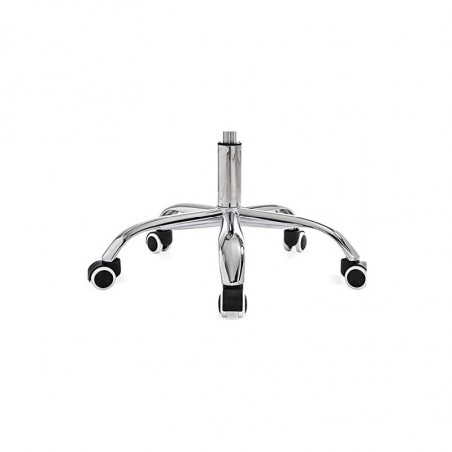 Sillón de oficina FISS NEW (M), negro, basculante, malla y tejido negro