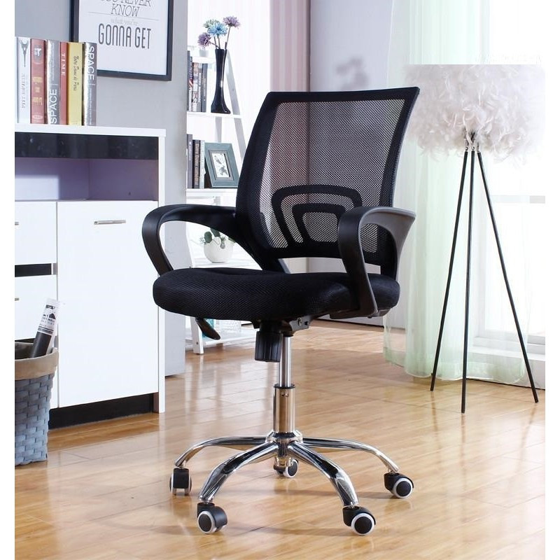 Sillón de oficina FISS NEW (M), negro,...