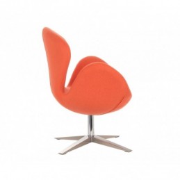 Sillón SW 30, tapizado tejido cachemir naranja 2