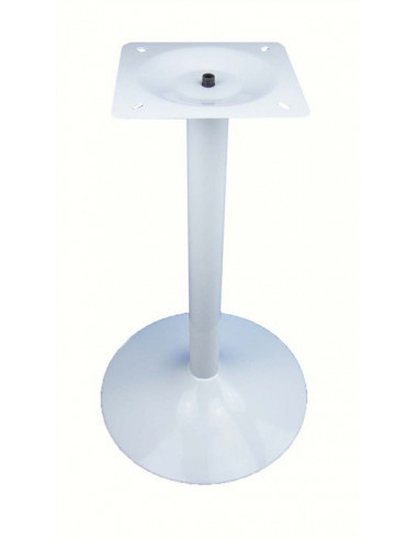 Base de mesa CRISS, blanca, base de 45 cms de diámetro, altura 73 cms