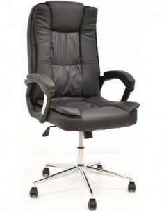 Sillón de oficina DUKE, alto, gas, basculante, similpiel...