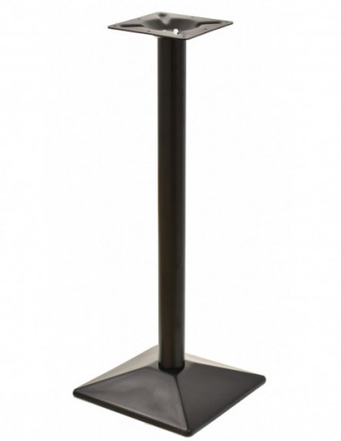 Base de mesa SOHO, alta, negra, base de 40 x 40 cms, altura 110 cms