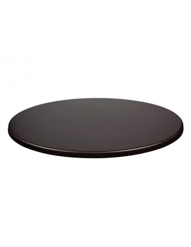 Tablero de mesa Werzalit-Sm, WENGUÉ 103, 70 cms de diámetro*.