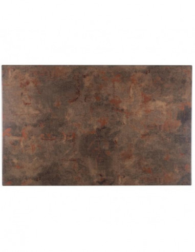 Tablero de mesa Werzalit-Sm, MARRÓN ÓXIDO 223, 110 x 70 cms