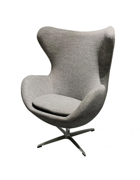 Sillón EG, tapizado cachemira gris 51