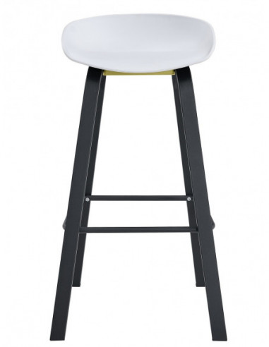 Taburete DANTE NEW (SU), metal negro,...