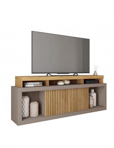 Mueble TV AEGON, buriti y fendi, 180 cms.