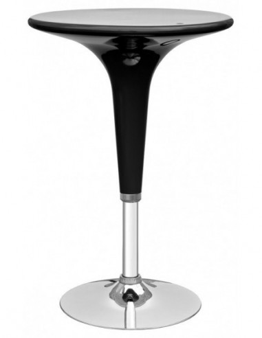 Mesa PANAMÁ ( L ), regulable en altura, abs negro