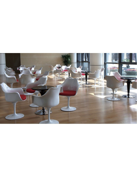 Mesa PANAMÁ ( L ), regulable en altura, abs negro