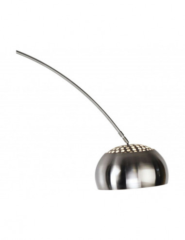 Lámpara AR, pie salón,  cromada, base mármol...