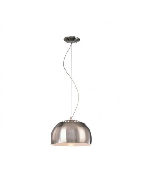 Lámpara ARC, colgante, diseño, cromado satinado