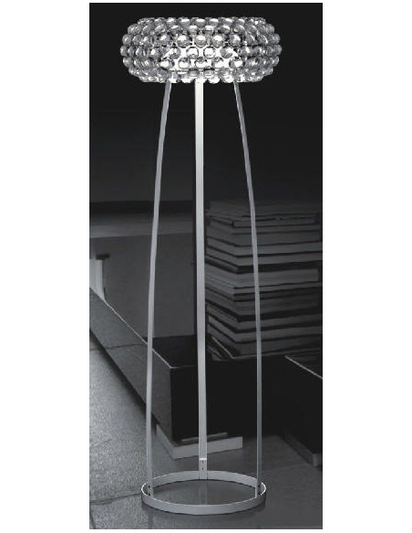 Lámpara ITALICA, pie salón, diseño, acrilica