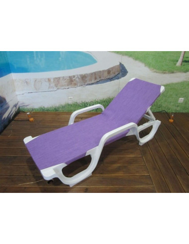 Tumbona COSTASOL, apilable, polipropileno...