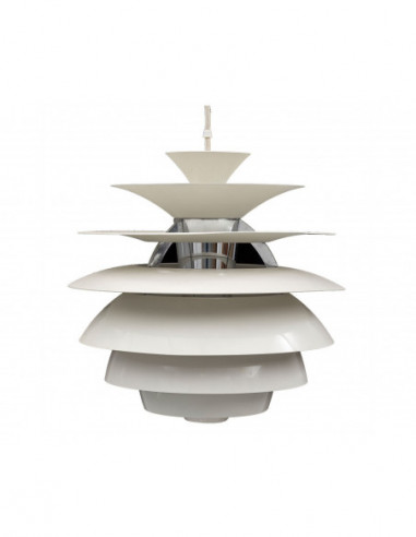 Lámpara CYGNY, aluminio, blanca, 40 cms de...