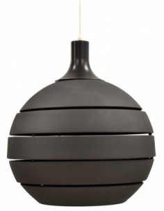 Lámpara CEPHEY, colgante, aluminio, color negro
