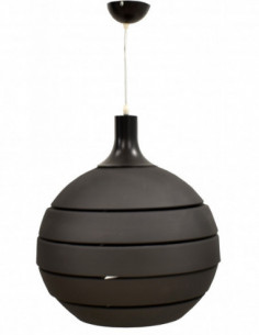 Lámpara CEPHEY, colgante, aluminio, color negro 2