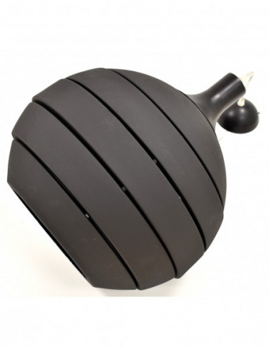 Lámpara CEPHEY, colgante, aluminio, color negro