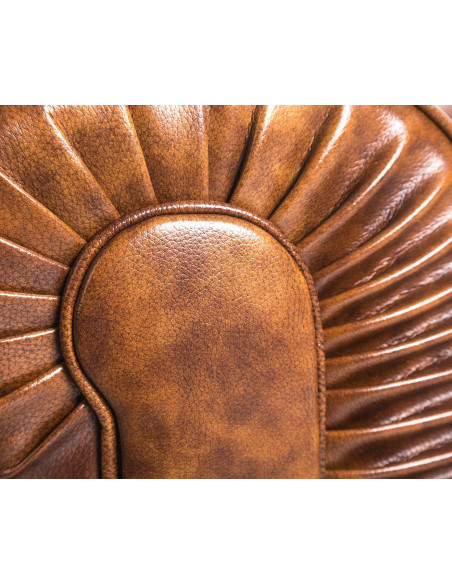 Sofá CHESTER, 3 plazas, similpiel cuero viejo