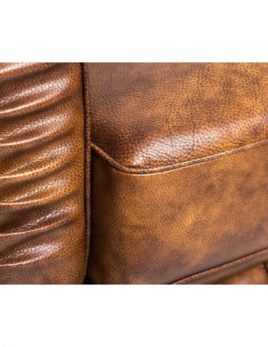 Sillón CHESTER, similpiel cuero viejo