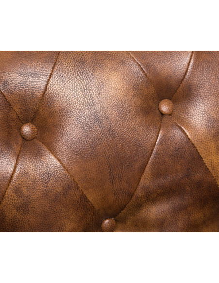 Sillón CHESTER, similpiel cuero viejo