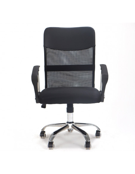 Sillón de oficina DISCOVER NEW ( M ), malla y tejido mesh negro