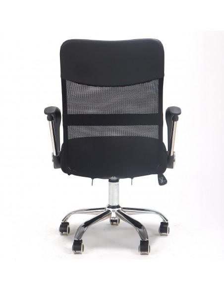 Sillón de oficina DISCOVER NEW ( M ), malla y tejido mesh negro