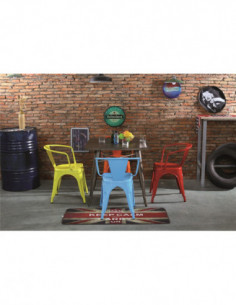 Sillón TOL MAR, acero, rojo* 2