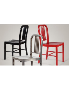 Silla NAO, acero, roja