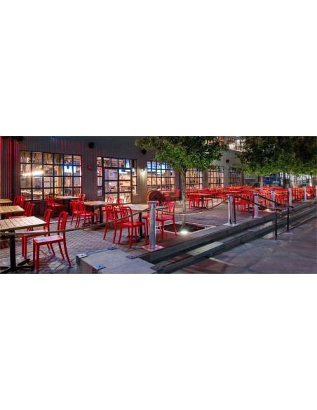 Silla NAO, acero, roja