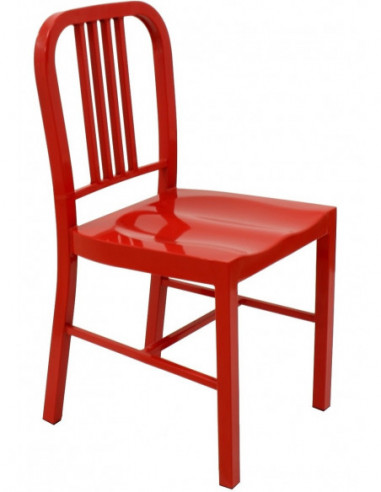 Silla NAO, acero, roja