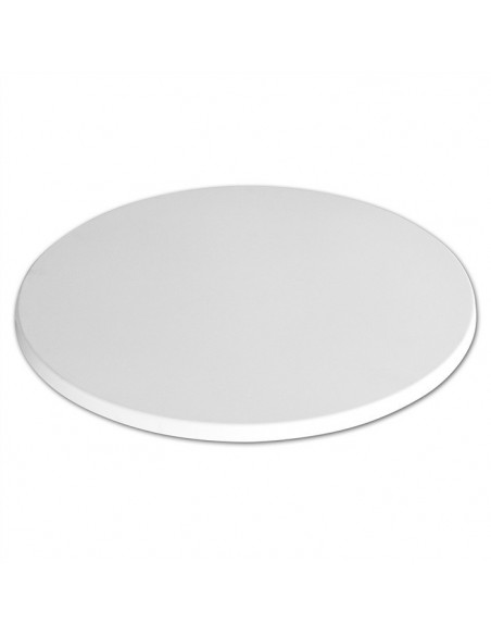 Tablero de mesa Werzalit SM, BLANCO 01, 60 cms de diámetro*.
