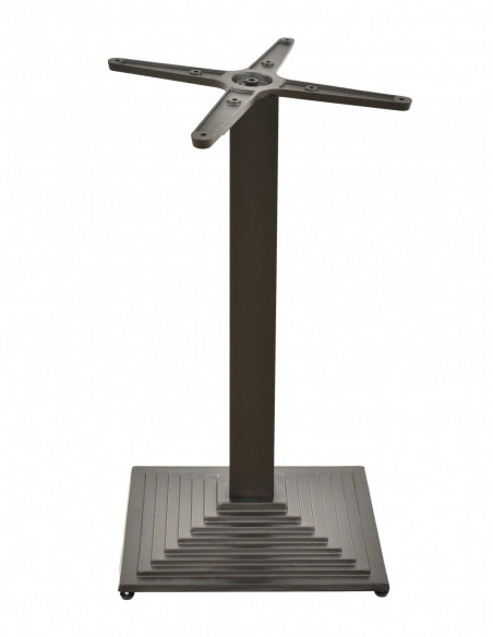 Base de mesa ELBA, negra, base de 44x44 cms, altura 72 cms