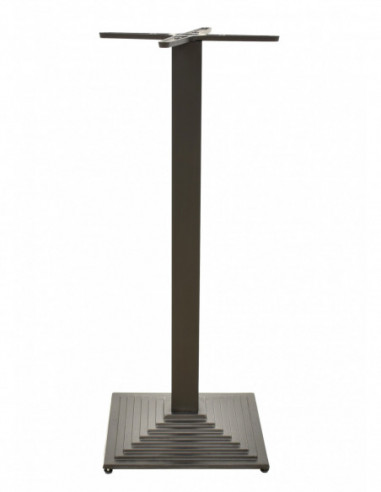 Base de mesa ELBA, alta, negra, base de 44 x 44...