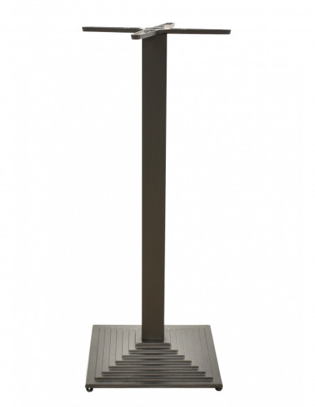 Base de mesa ELBA, alta, negra, base de 44 x 44 cms, altura 110 cms