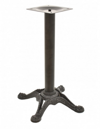 Base de mesa RÓDANO, fundición, negra, base de 58 x 58 cms, altura 75 cms