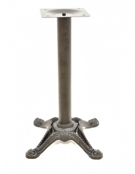 Base de mesa RÓDANO, fundición, negra, base de 58 x 58 cms, altura 75 cms