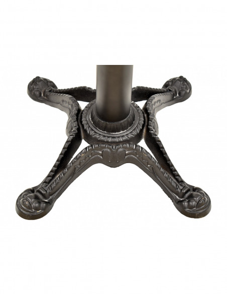 Base de mesa RÓDANO, fundición, negra, base de 58 x 58 cms, altura 75 cms