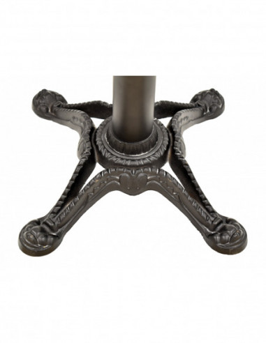 Base de mesa RÓDANO, alta, fundición, negra,...