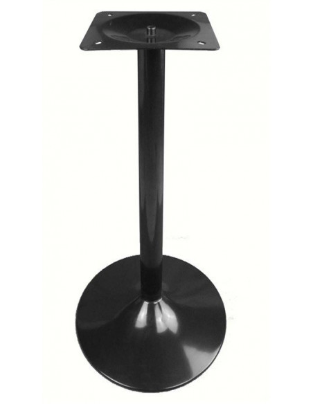 Base de mesa CRISS, alta, negra, base de 45 cms de diámetro, altura 110 cms