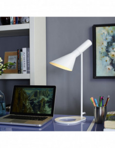 Lámpara JACOB, de mesa, blanca 2