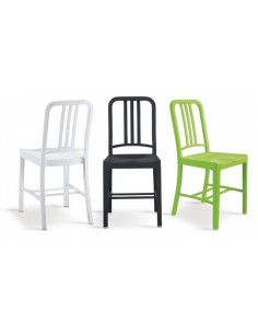 Silla NOIA, polipropileno negro*