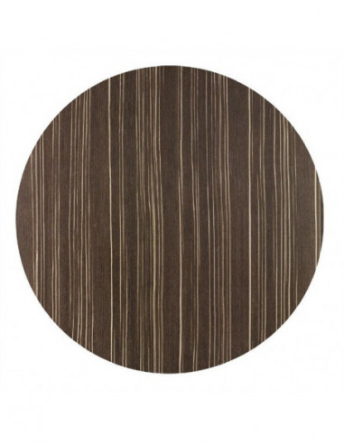 Tablero de mesa Werzalit Alemania, SAFARI BROWN 76, 70 cms de diámetro*.