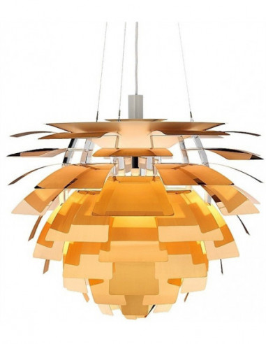 Lámpara ARTIC, aluminio, dorada, 60 cms. de...