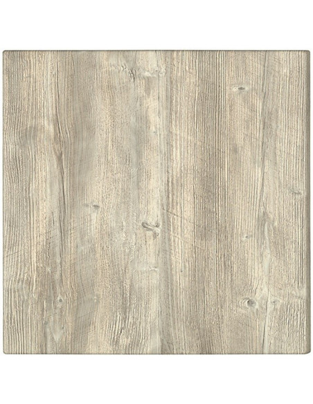Tablero de mesa Werzalit-Sm, PONDEROSA BLANCO 178, 80 x 80 cms*