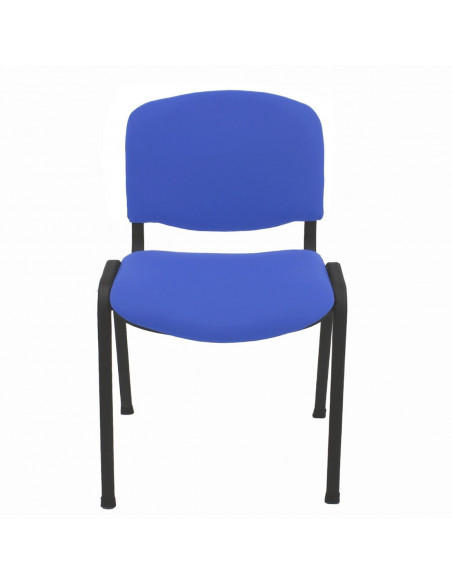 Silla NIZA NEW AM, chasis epoxi negro, tejido A20, color azul*.