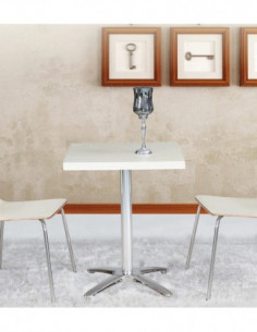 Tablero de mesa ANISA, blanco roto, 80 x 80 cms 2