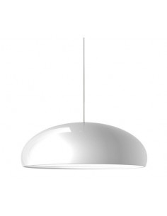 Lámpara MARGOT, colgante, aluminio, color blanco