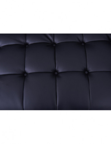 Sillón LEWIS, similpiel negra