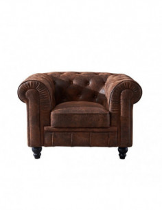 Sillón CHESTER, similpiel vintage 2