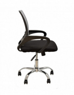 Sillón de oficina FISS NEW (M), negro, basculante, malla... 2